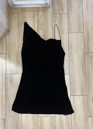 Жіноча сукня оксамитова zara м