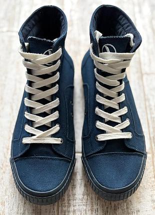 Високі чоловічі/ унісекс кеди aigle canvas (франція), розмір eur 40 / 25.5 см