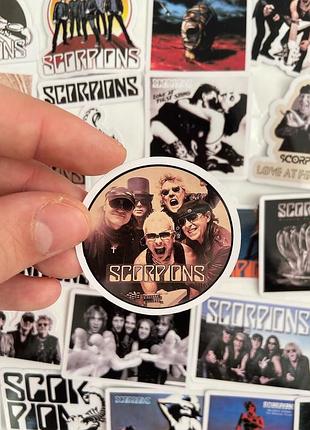 Наклейки/наліпки з scorpions
