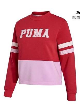 Оригінальний жіночий світшот puma розмір xs кроп котоновий лонгслів реглан жіноча кофта лонг пума короткий а1