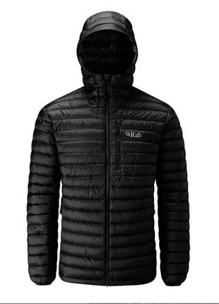 Чоловічий мікропуховик rab microlight alpine jacket qda-62