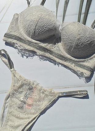 Бюстгальтер ліф бра вікторія сікрет зі стразами victoria's secret -ціна розпродажу!