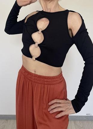 Shein новий ексклюзивний топ з еластичної тканини, чудово сідає по фігурі