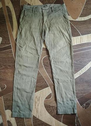 Брюки чинос levi's xx chino (оригинал) — размер w30 l30 (оливковые / хаки)