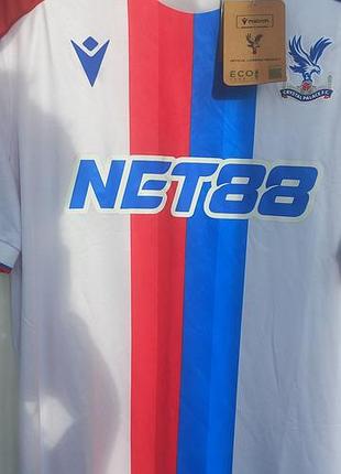Оригінальна футболка crystal palace 2025/26 (macron) нова з бірками, xxl (slim)