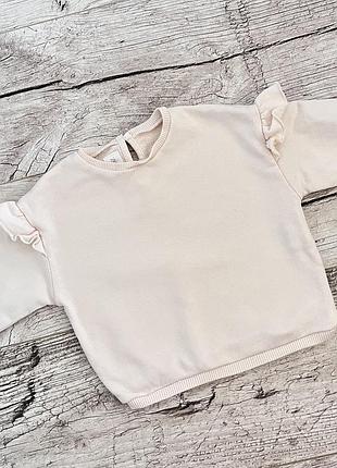 Світшот zara для дівчинки 3-6 міс