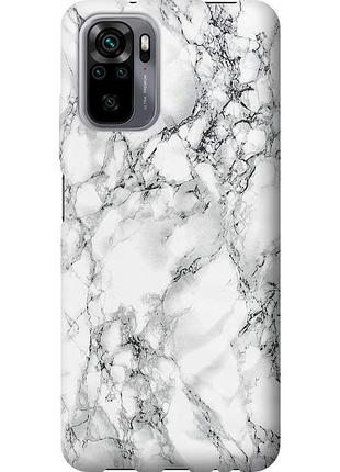 Чохол силіконовий на телефон xiaomi poco m5s мармур білий "4480u-3117-58250"