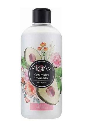 Шампунь 500мл ceramidesavocado тм monami