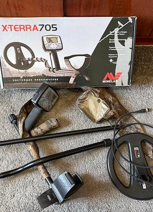 Металошукач minelab + x-terra705 + подарунок