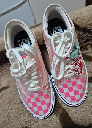 Кеди vans comfycush slip-skool (checkerboard) 37 розмір