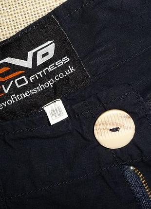 Лёгкие тёмносиние невесомые большие шорты "evo fitness" w40-xxl пояс-104-105см.