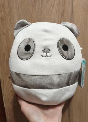 Нова подушка іграшка squishmallows панда стэнлі оригінал з біркою 3