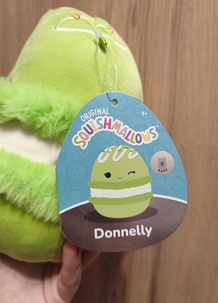 Нова іграшка подушка squishmallows макарун доннеллі оригінал з біркою 5