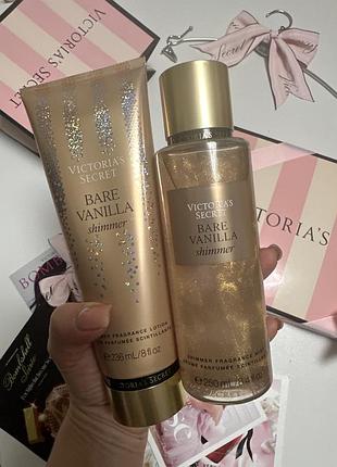 Bare vanilla shimmer шимер victoria’s secret оригінал спрей міст мист лосьйон вікторія сікрет виктория сикрет