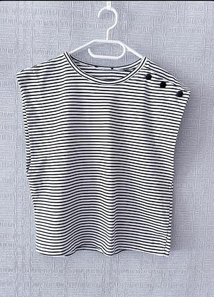 Смугаста футболка zara