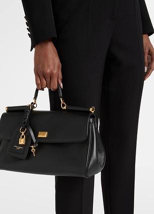 Нова модель сумка dg dolce gabbana чорна з золотом