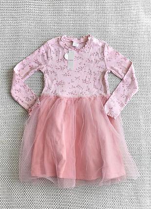 Новое детское платье, хлопок, на 5-6 лет