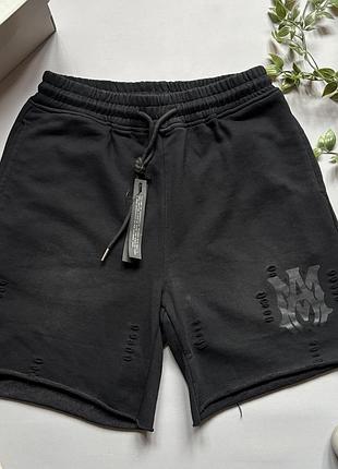 Шорты amiri бежевые / черные