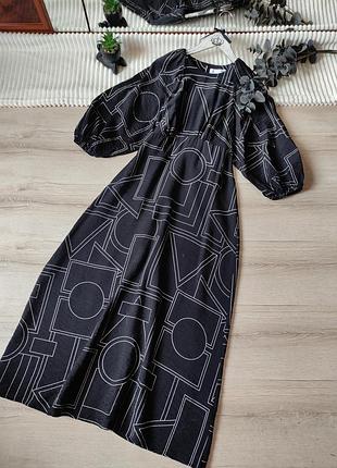 Сукня міді з віскози primark p xs