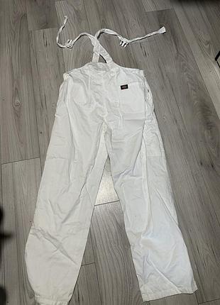 Білий напівкомбінезон dickies redhawk 2