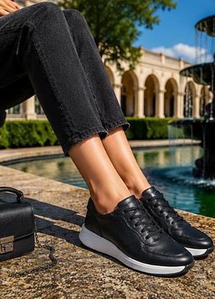 Р.41 clarks женские кожаные кроссовки