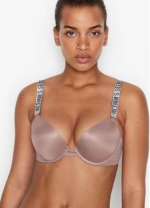 Бюстгальтер зі стразами victoria's secret shine strap push up bra