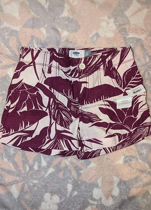 Нові лляні шорти old navy