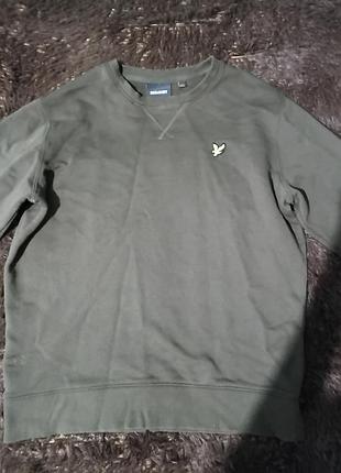 Світшот,lyle scott,колір хакі, розмір s