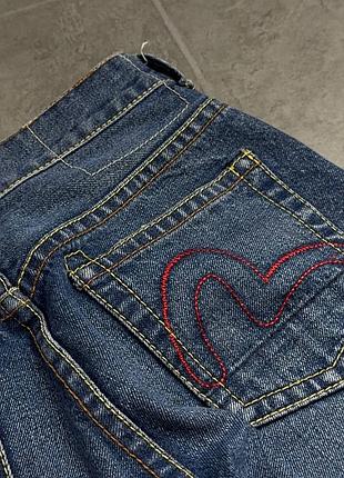 Vintage evisu вінтаж джинси штаны джинсы штани брюки скини скіні деним одяг одежда классические прямые зауженые евісу винтажные джинс