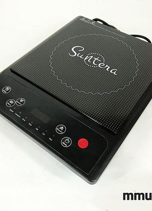 Електроплитка suntera icd-1009 2000 вт, індукційна міні-плита, інфрачервона плита, сенсорна електроплита