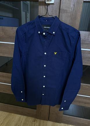 Сорочка/рубашка lyle & scott розмір s. 100% оригінал. сток.