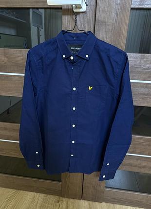 Сорочка/рубашка lyle & scott розмір s. 100% оригінал. сток.