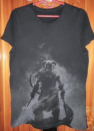 Стильна фірмова футболка gaya the elder scrolls t-shirt - dragonborn .s