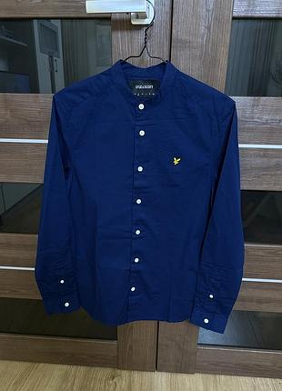 Сорочка/рубашка lyle & scott розмір s. 100% оригінал. сток.