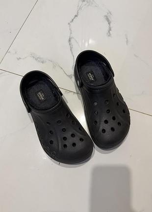 Кроксы crocs черные