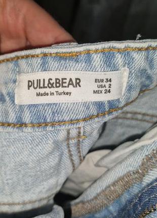 Джинсовая юбка pull bear 34р 4