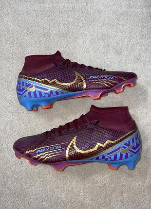 Бутси nike zoom superfly 9 academy km fg/mg