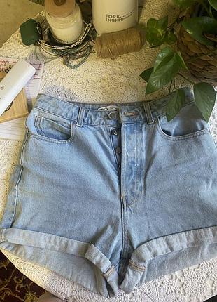 Джинсові жіночі шорти zara, розмір 38