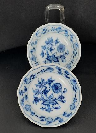 Фарфоровые блюдце ernst teichert meissen.