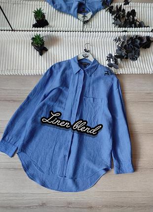 Лляна сорочка оверсайз primark p s