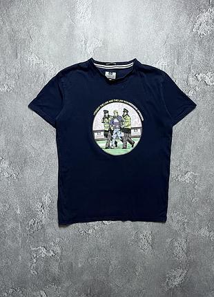 Vintage винтажная футболка weekend offender викенд оффендер big logo casual кэжуал size m размер м