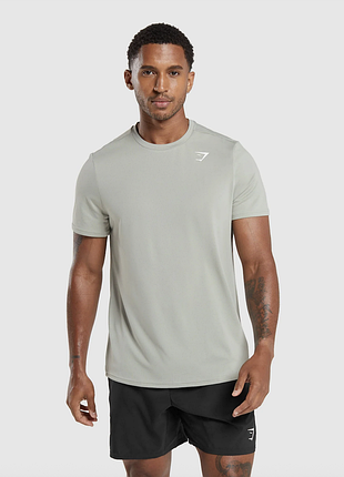 Чоловіча спортивна футболка gymshark arrival sage green, xl, оригінал