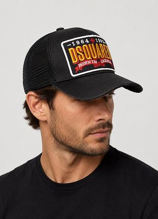 Кепка dsquared2 born in canada trucker чорна