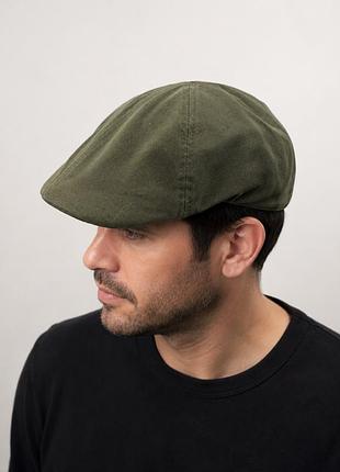 Картуз walker and hawkes duckbill waxed cotton olive
