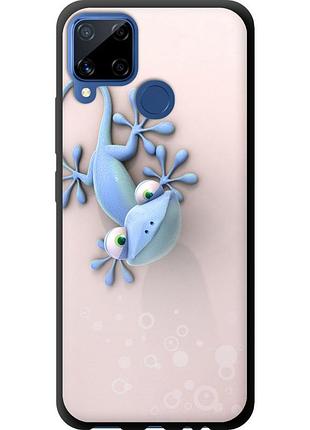 Чехол tpu на телефон realme c15 геккончик "1094b-2063-58250"