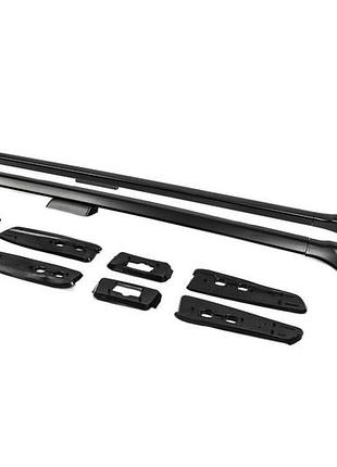 Рейлінги оригінальний дизайн (чорні, 2 шт) для toyota land cruiser prado 150 2009-2023 рр
