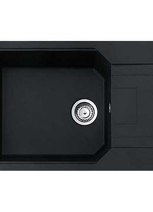 Кухонна мийка franke urban ubg 611-78 xl (114.0701.803) гранітна - врізна - оборотна - чорний матовий - (пластиковий коландер у