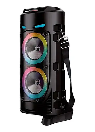 Портативна колонка zqs4239, bluetooth 5.0, 8wх2 вт, 1800mah з пультом і дротовим мікрофоном