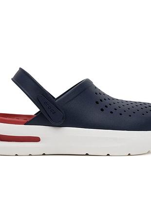 Crocs inmotion clog black white, кроксы инмоушен черные с белой подошвой мужские унисекс оригинал m7/w9