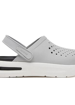 Crocs inmotion clog atmosphere grey, кроксы инмоушен серые мужские женские унисекс оригинал + коробка m7/w9